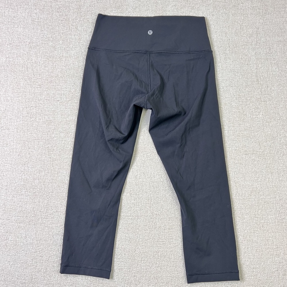 Lululemon Wunder Under Crop Hi-Rise Full-On Luxtreme 21" Black Leggings Size 8
